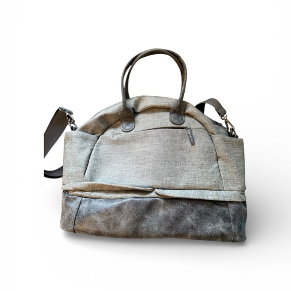 Nanobébé Elegant Gray Women's Baby Diaper Bag - Picture 2 of 5